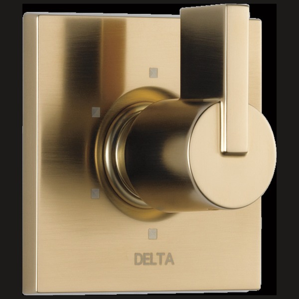 Delta Vero 6-Setting 3-Port Diverter Trim Champagne Bronze T11953-CZ